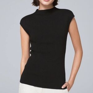 White House Black Market Modern Mock Neck Sweater